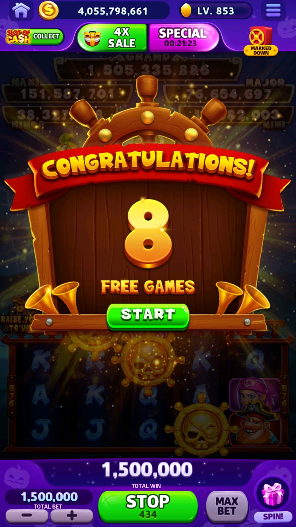 1xCasino game