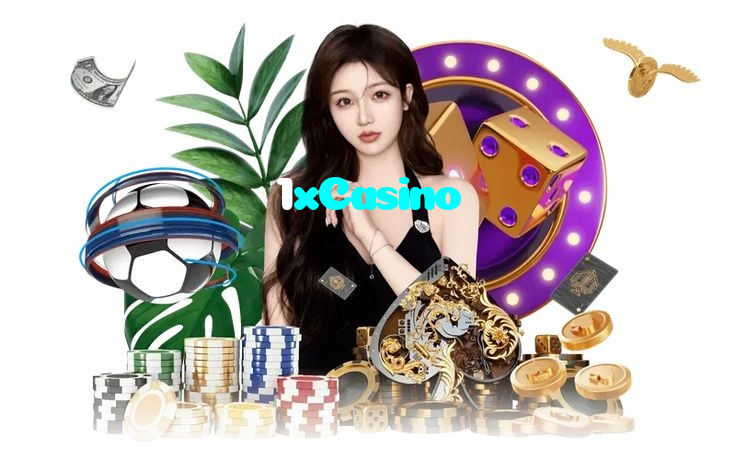 1xCasino casino presented on mobile device in Pakistan with slots and live games