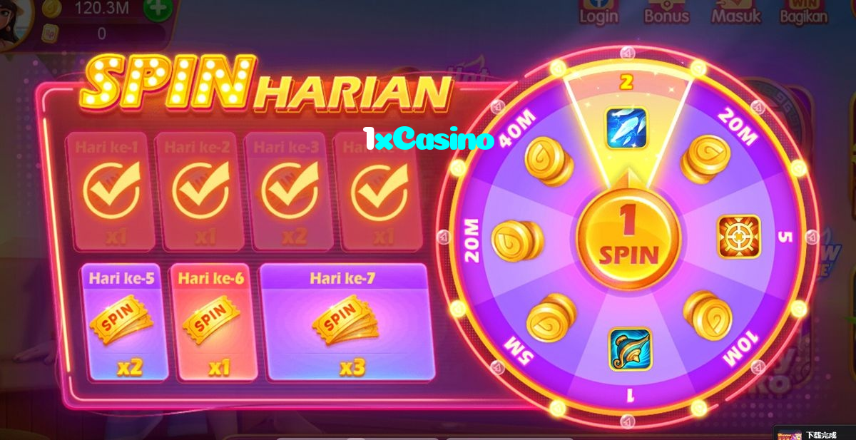 1xCasino casino presented on mobile device in Pakistan with slots and live games